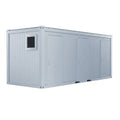 Sanitärcontainer 20 Fuß (4 WC, 2 Urinale, 1 barrierefreies WC, 3 Waschbecken)