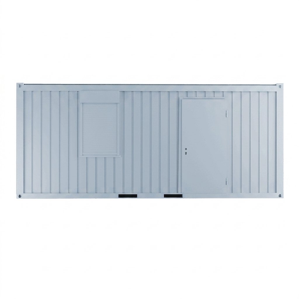 Bürocontainer 20 Fuß als Bausatz (1 Tür, 1 Fenster, PU-Dämmung)